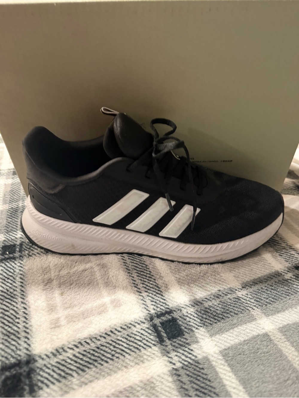 Adidas Men’s Xplrpath Athletic Sneakers Black White Size 11 M US